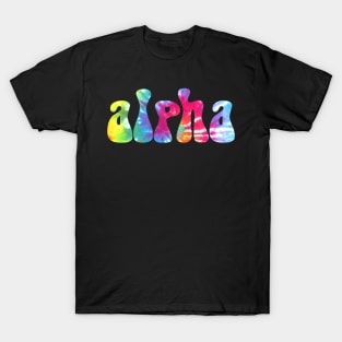 Tie Dye Alpha T-Shirt